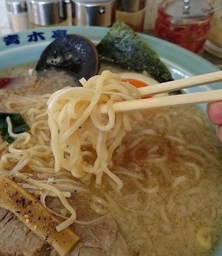 青木亭　醤油ラーメン　中盛り