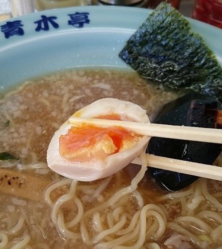 青木亭　醤油ラーメン　中盛り